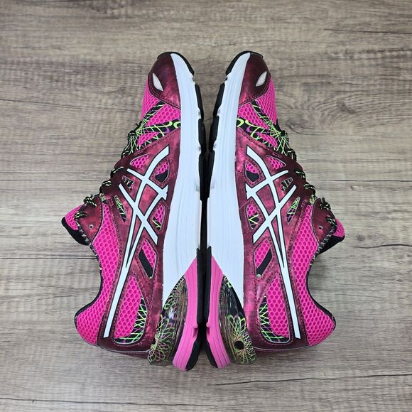 Asics Gel Preleus Women's Size 9.5 Pink Red Running Shoes (T480N) - Picture 6 of 9